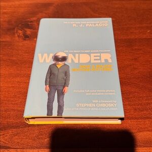 Wonder hardcover Book with Blue Cover
